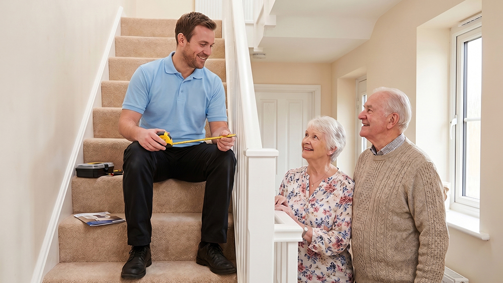 Stairlift installation by VMS